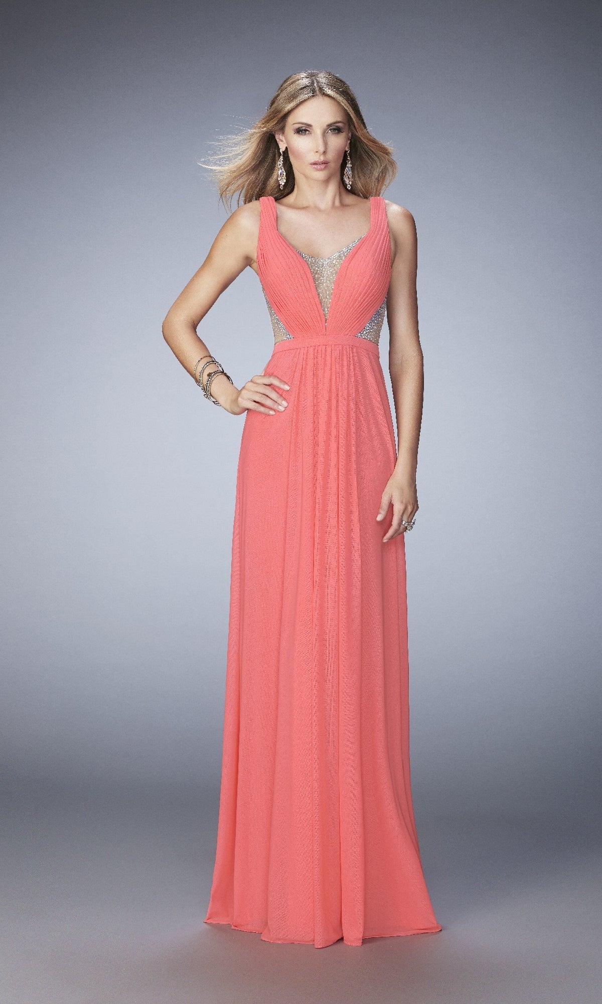 Long Prom Dress: La Femme 22238