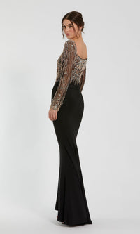 Long Formal Evening Gown: Mac Duggal 2256