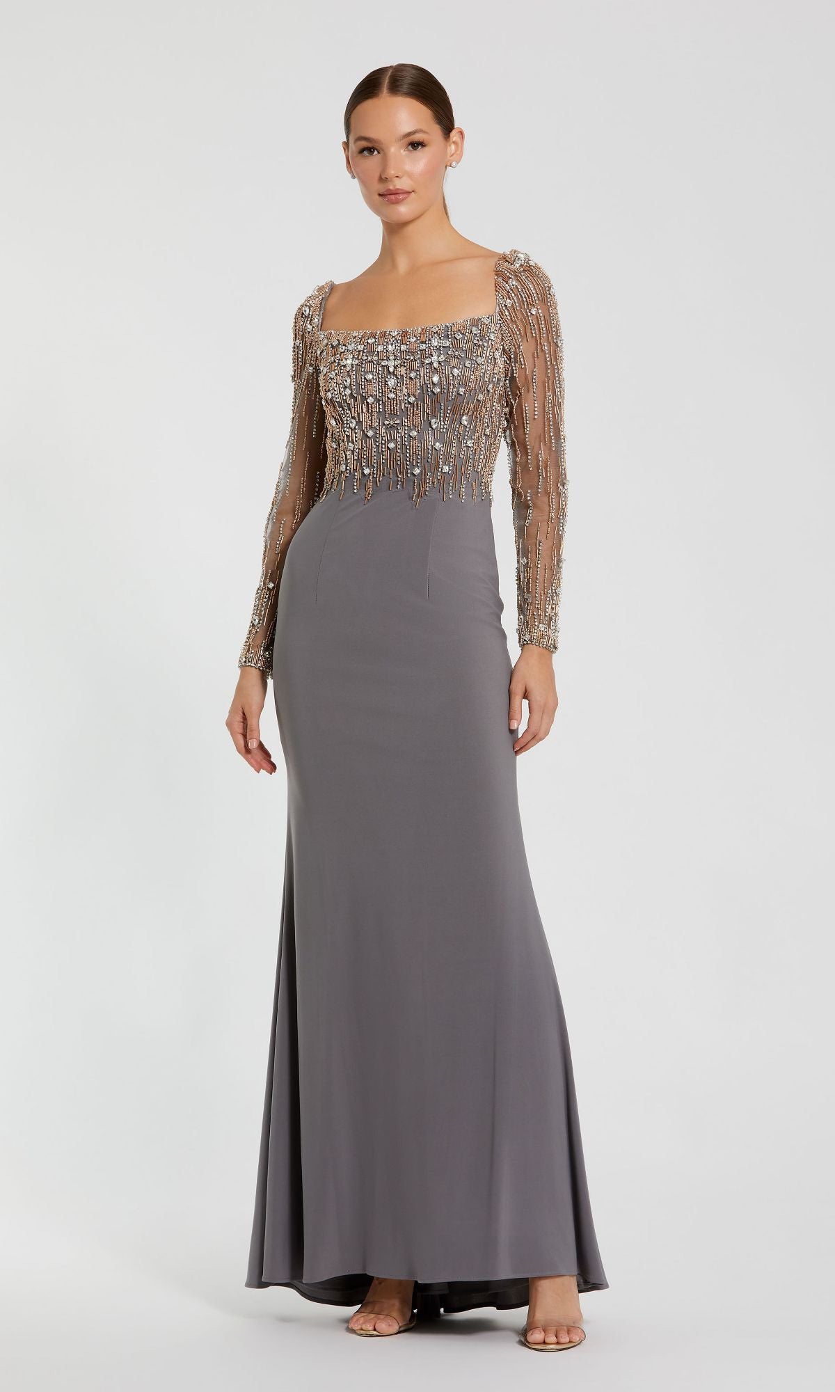 Long Formal Evening Gown: Mac Duggal 2256