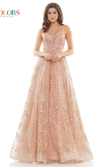 Long Glitter Princess Prom Ball Gown 2288