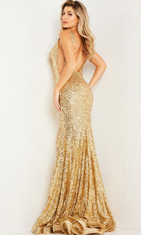 Jovani Long Sequin Mermaid Prom Dress 23079