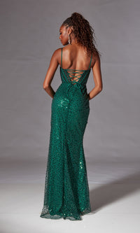 Sequin Long Corset Prom Dress: Aerie Couture 234