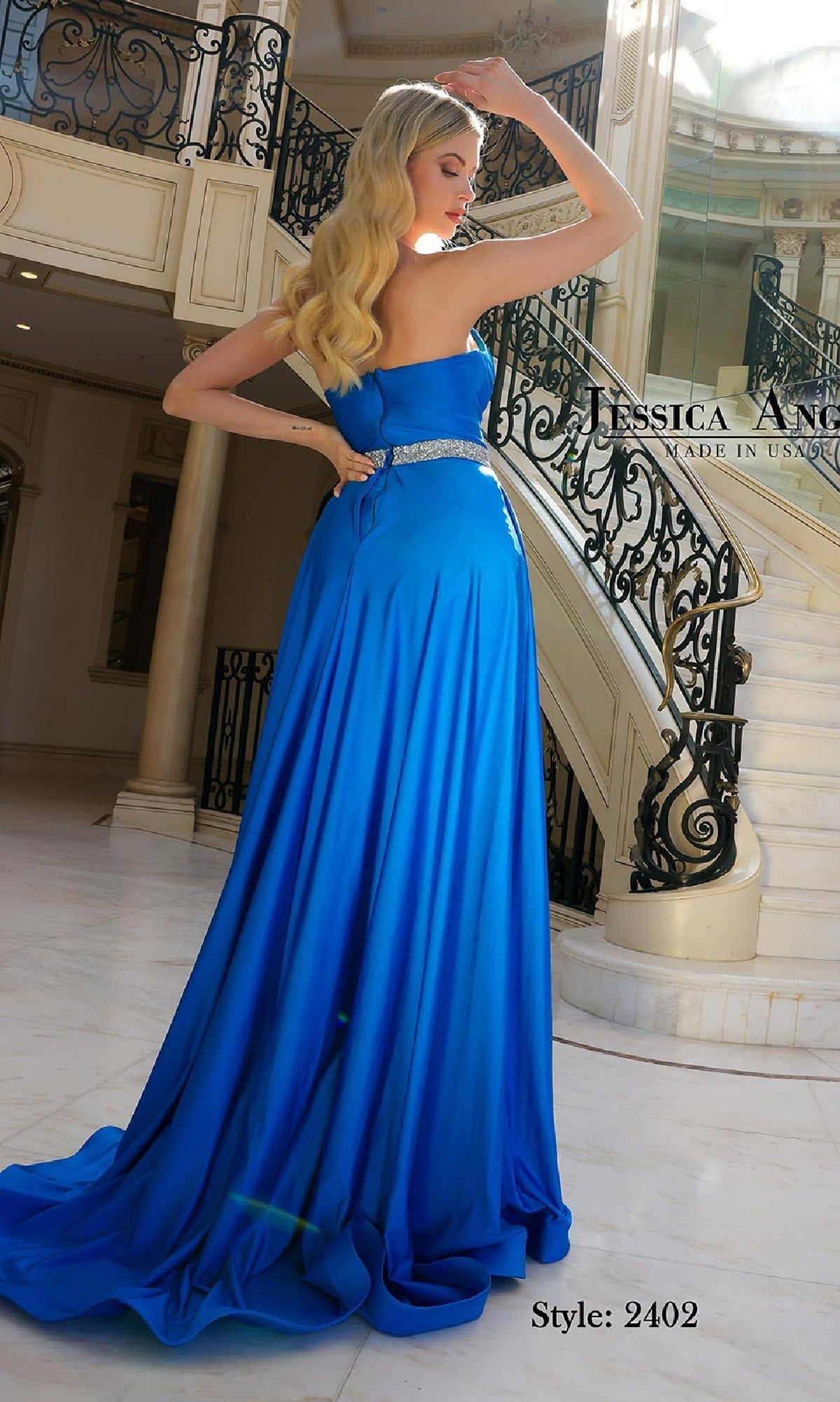 Strapless High-Low Prom Dress: Jessica Angel 2402