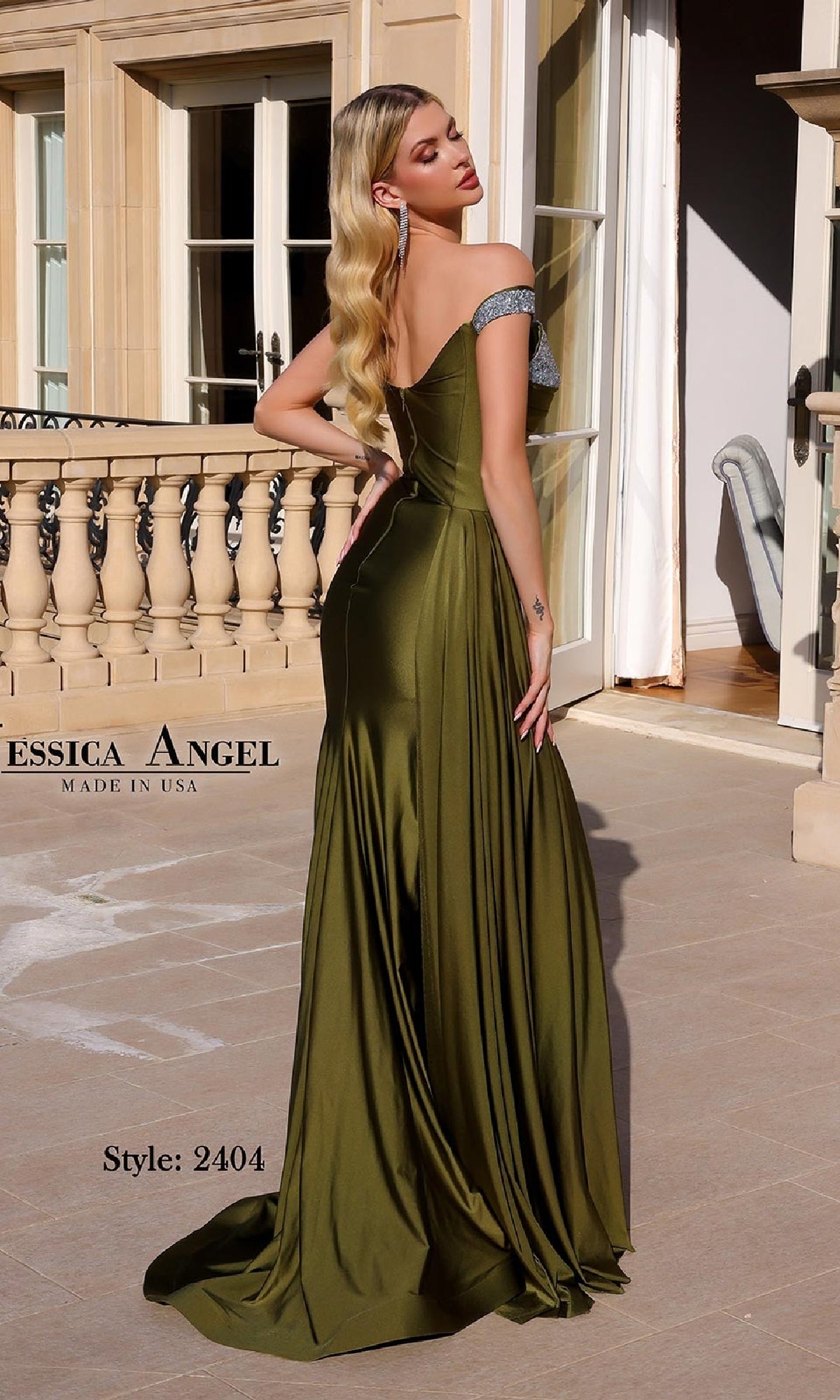 Asymmetrical Long Prom Dress: Jessica Angel 2404