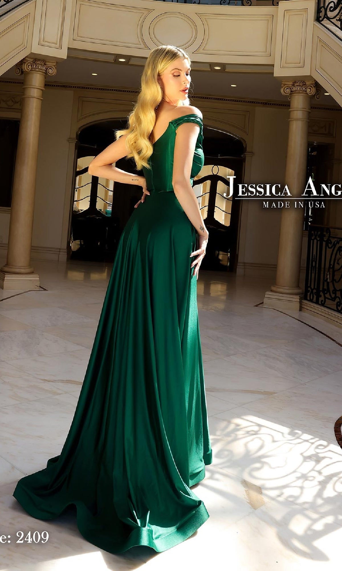 Classic A-Line Long Prom Dress: Jessica Angel 2409