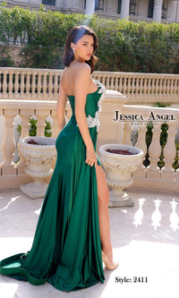 Strapless Long Prom Dress: Jessica Angel 2411