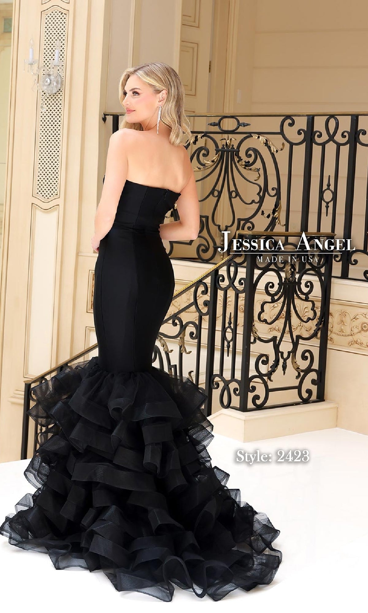 Strapless Long Prom Dress: Jessica Angel 2423