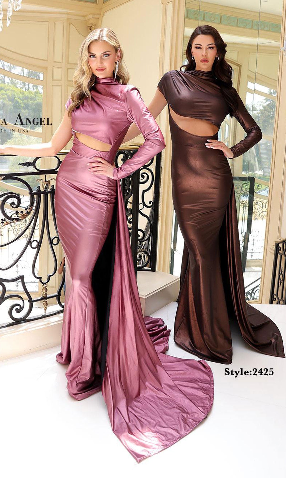 Asymmetrical Long Formal Dress: Jessica Angel 2425