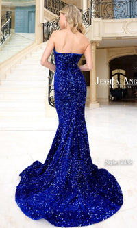 Strapless Long Prom Dress: Jessica Angel 2438