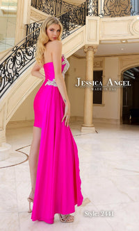 Strapless Short Cocktail Dress: Jessica Angel 2441