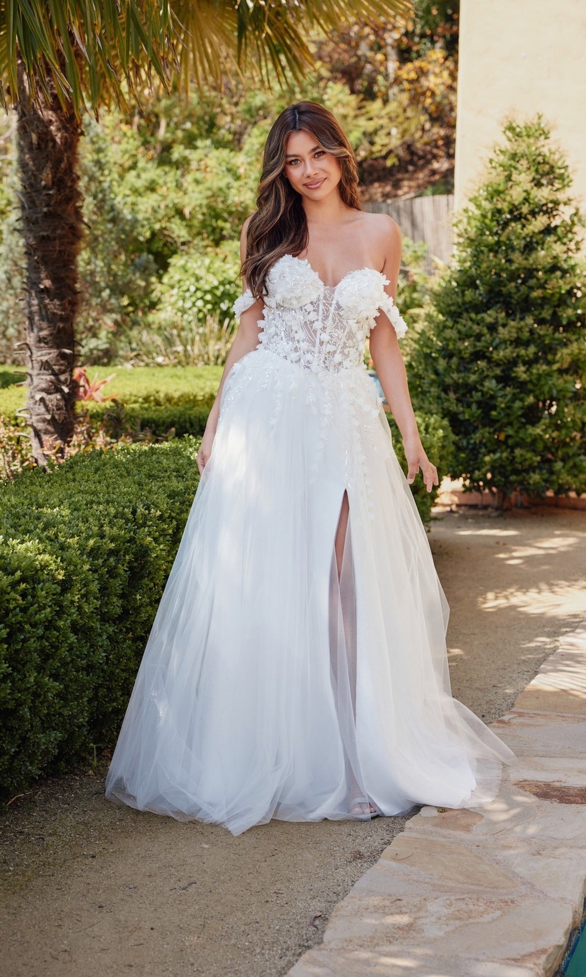 Off-White Bridal Ball Gown: Juliet JT2483KW