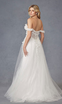 Off-White Bridal Ball Gown: Juliet JT2483KW