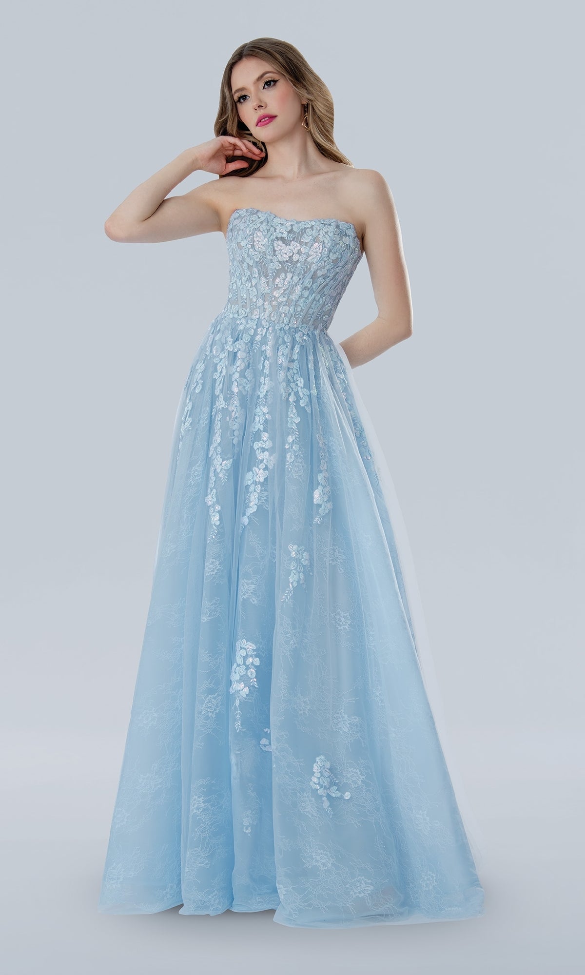 Long Prom Dress: Stella Couture 25108