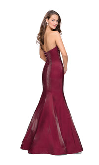 Strapless La Femme Long Mermaid Prom Dress 25383