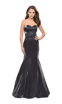 Strapless La Femme Long Mermaid Prom Dress 25383