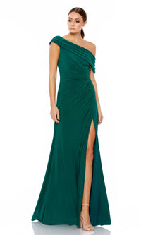 One-Shoulder Long Prom Dress: Mac Duggal 26517