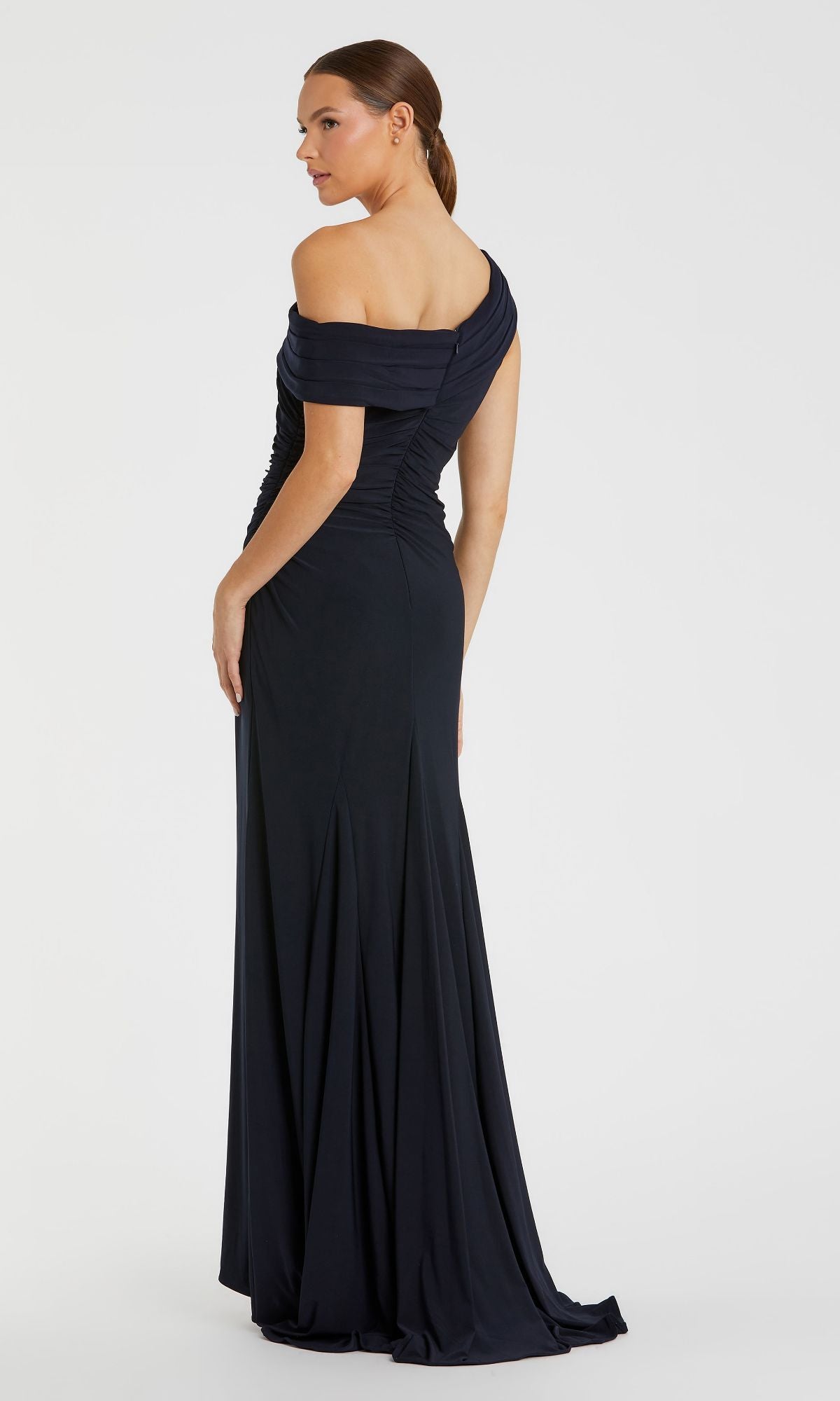 One-Shoulder Long Prom Dress: Mac Duggal 26517