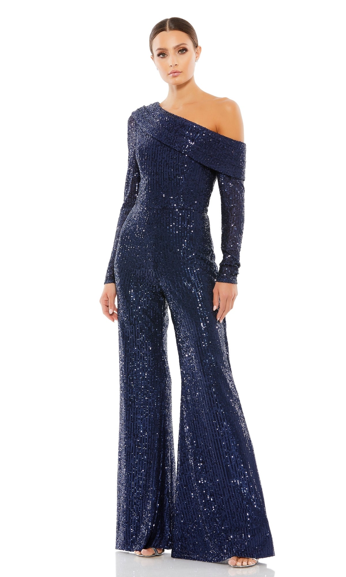 Mac Duggal 26596 Sequin Jumpsuit PromGirl