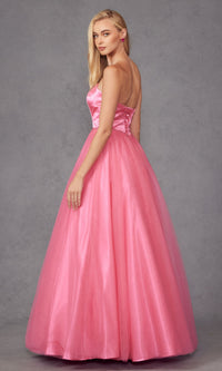 Strapless Sweetheart Long Prom Ball Gown 265