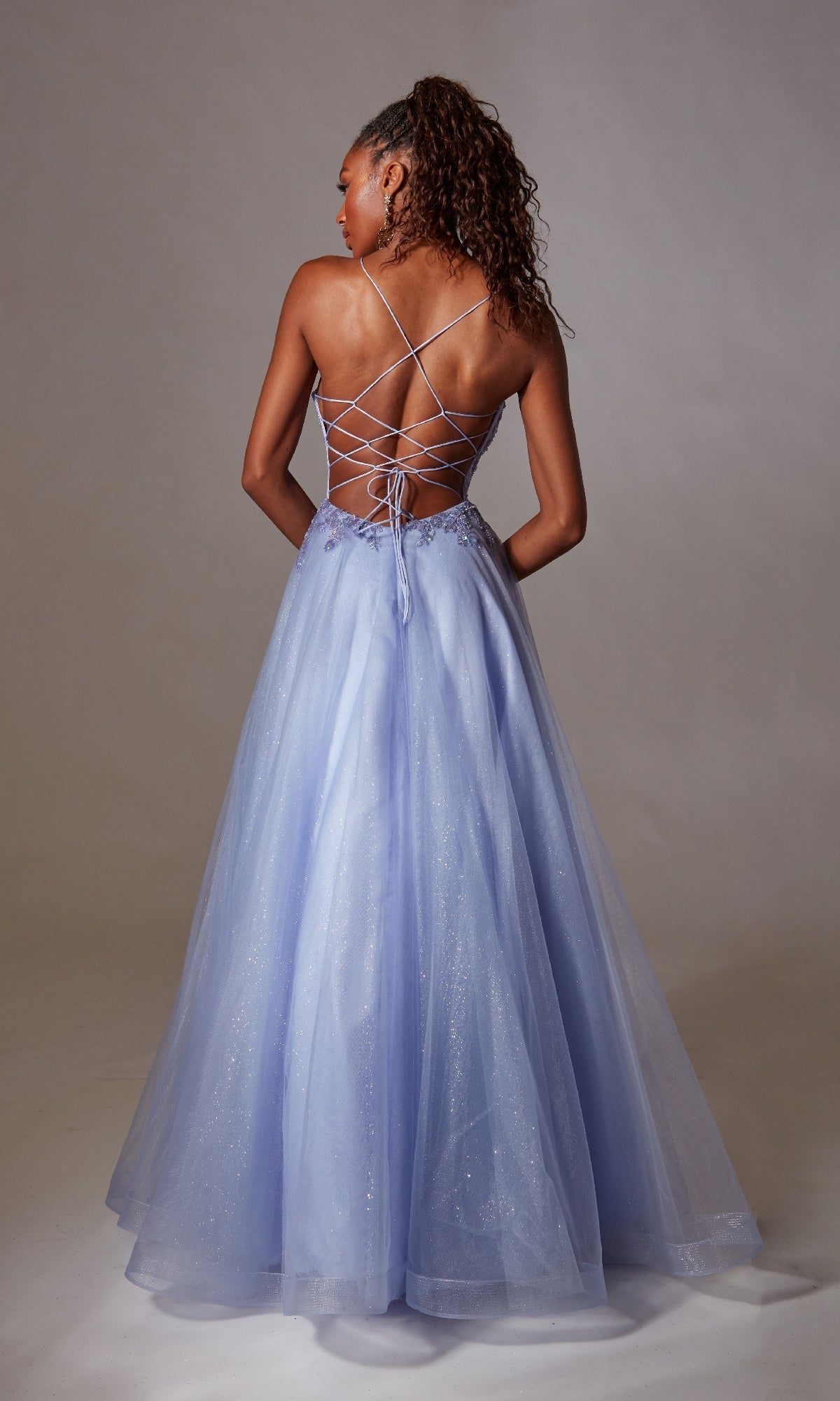 Deep V-Neck Long Prom Ball Gown: Aerie Couture 265