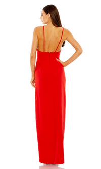 Cut-Out Long Red Formal Dress 27434