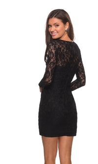 Short Lace Party Dress: La Femme 28232