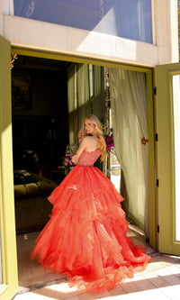 One-Shoulder Prom Ball Gown 28575 by Ava Presley