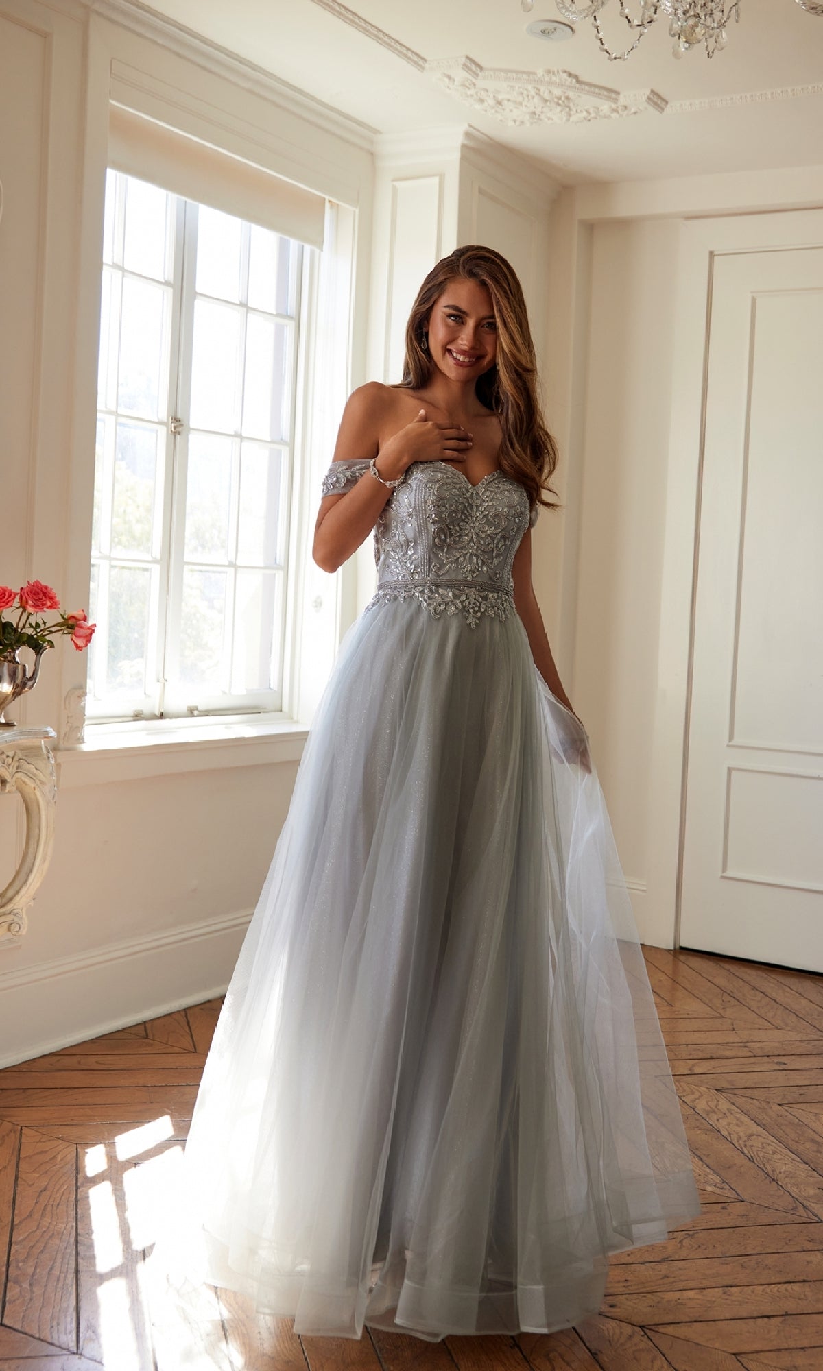 Long Sweetheart Prom Ball Gown: Juliet 287