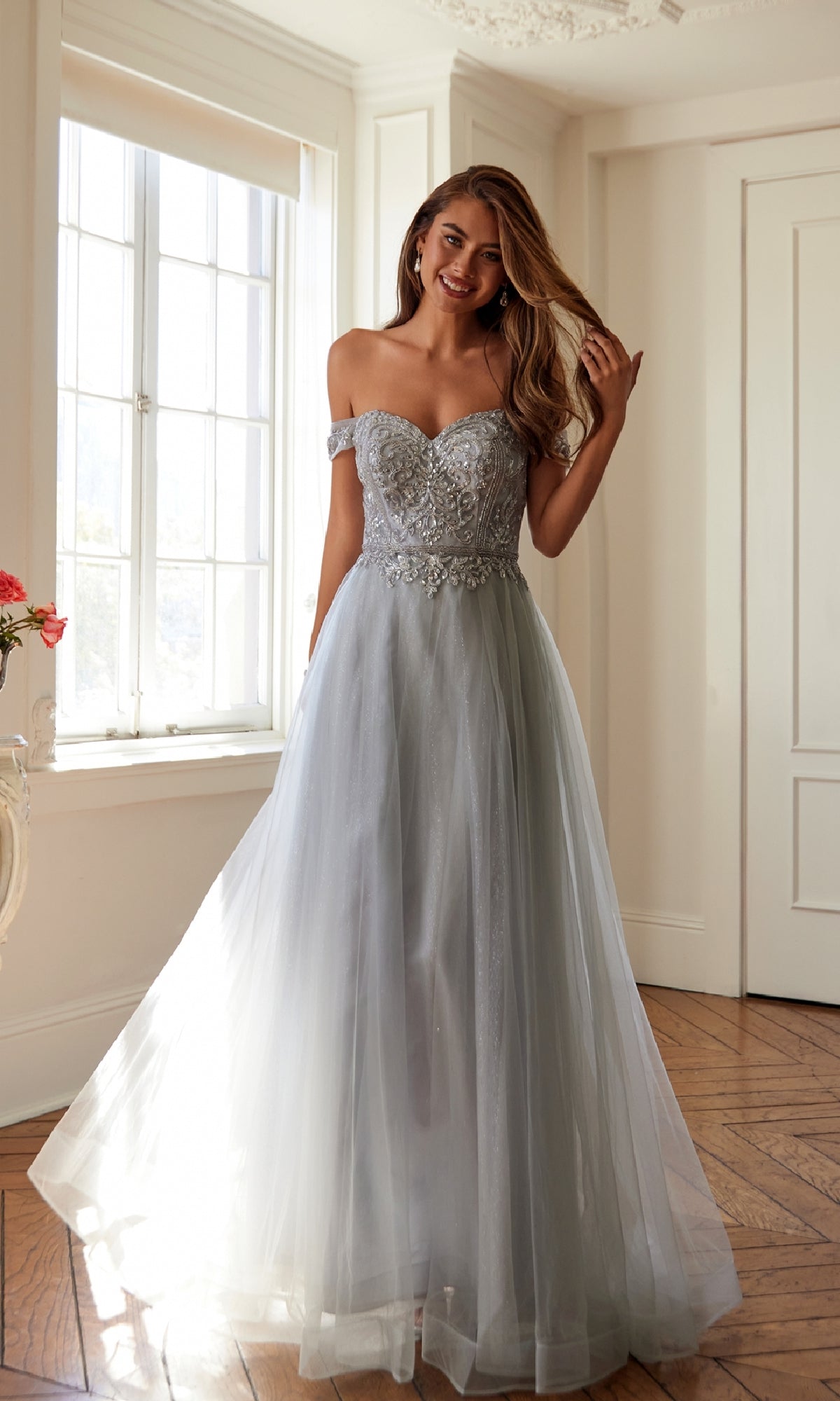 Long Sweetheart Prom Ball Gown: Juliet 287