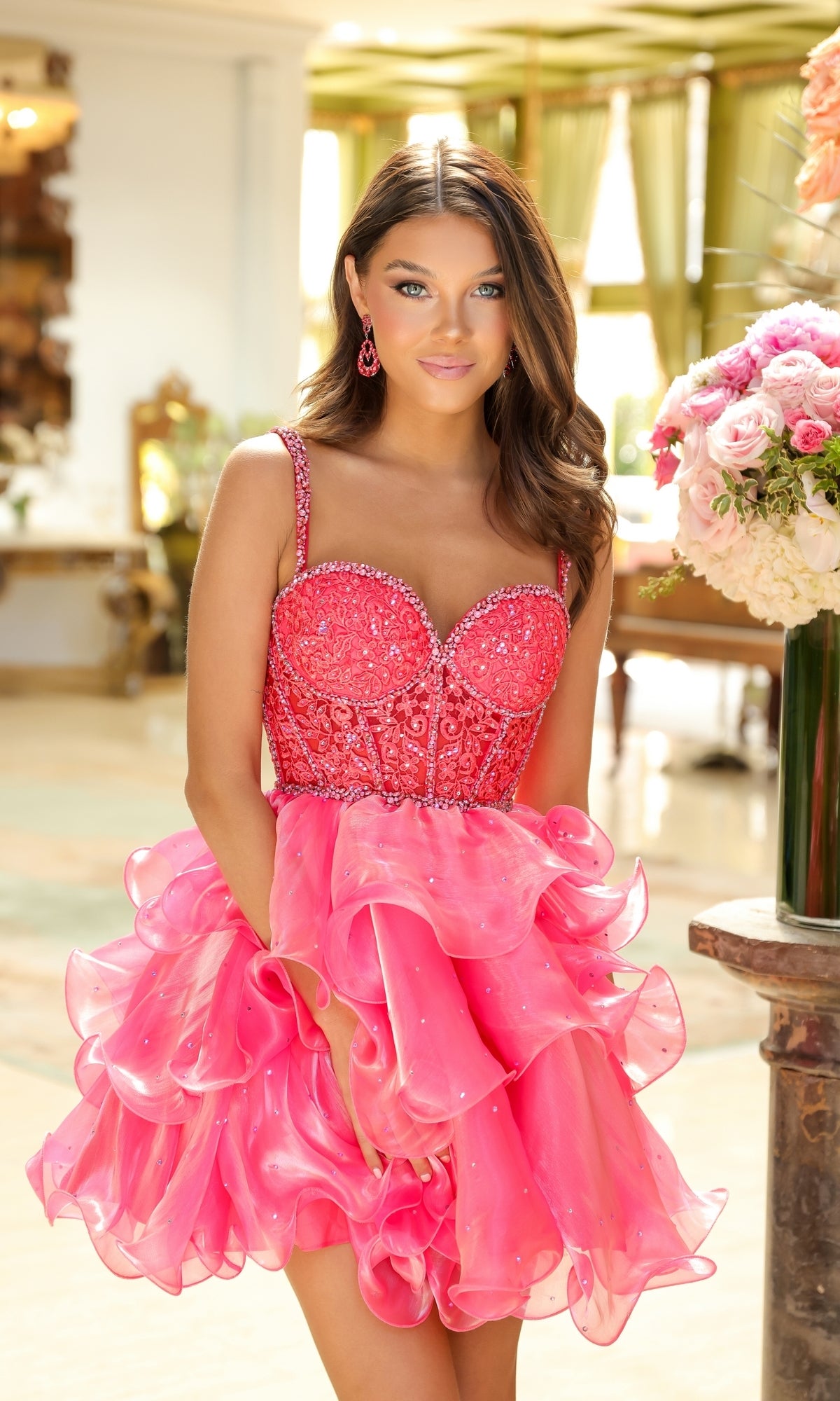 Short Homecoming Dress 29179 by Ava Presley