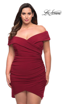 La Femme Plus-Size Sexy Cocktail Party Dress 29521