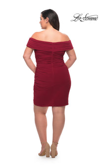 La Femme Plus-Size Sexy Cocktail Party Dress 29521