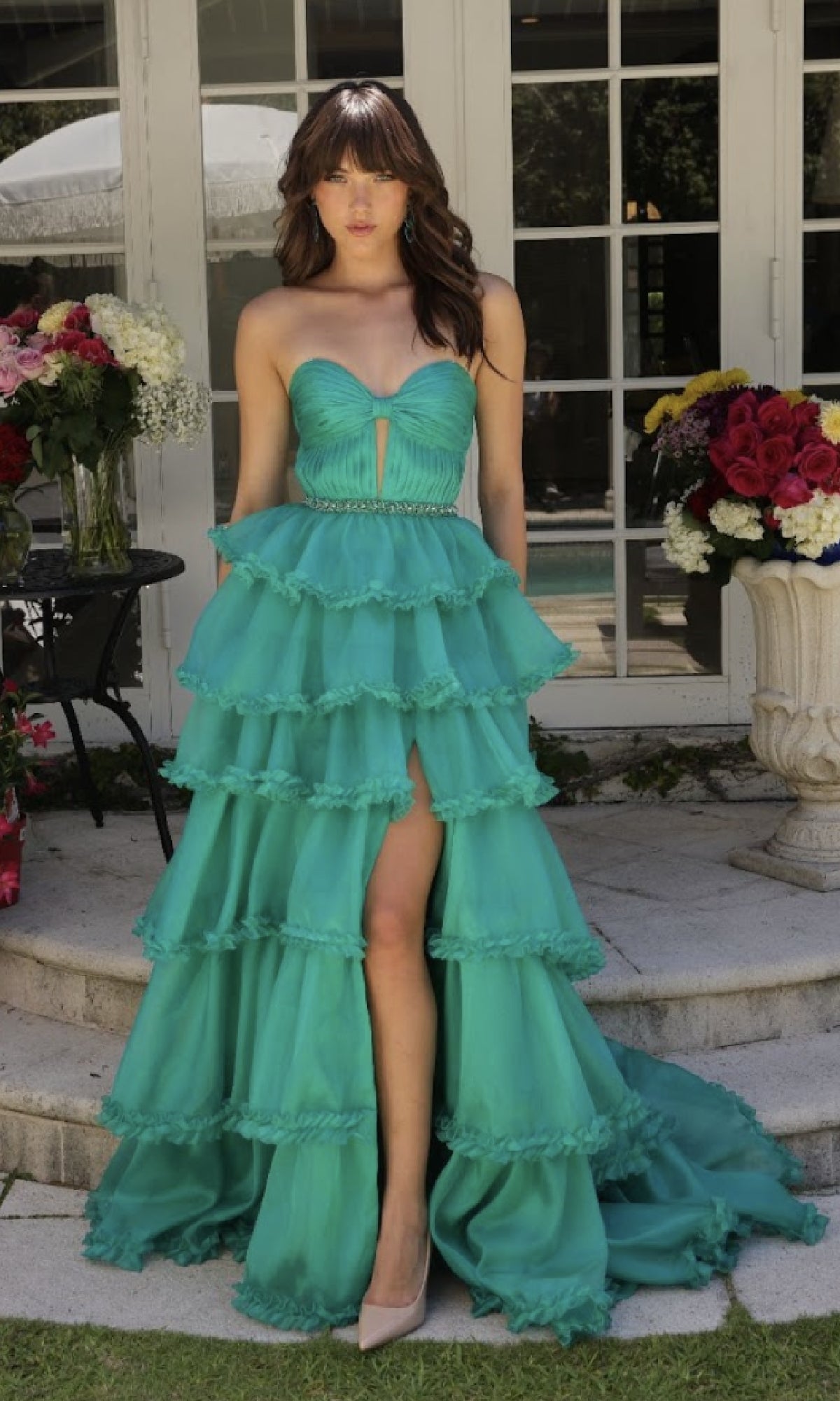 Strapless Prom Ball Gown: Ava Presley 29543