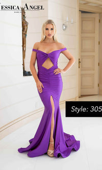 Cut-Out Long Prom Dress: Jessica Angel 305