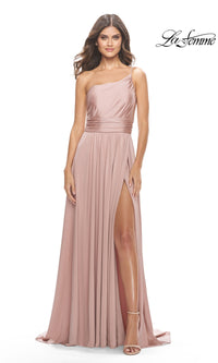 One-Shoulder Long La Femme Formal Dress 31170