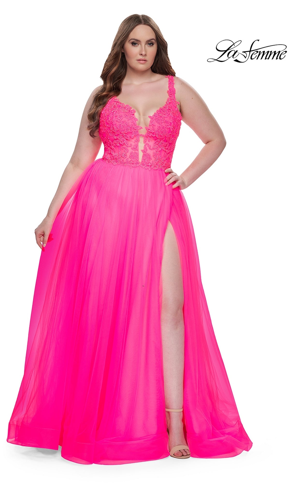 La Femme Long Prom Dress 31394