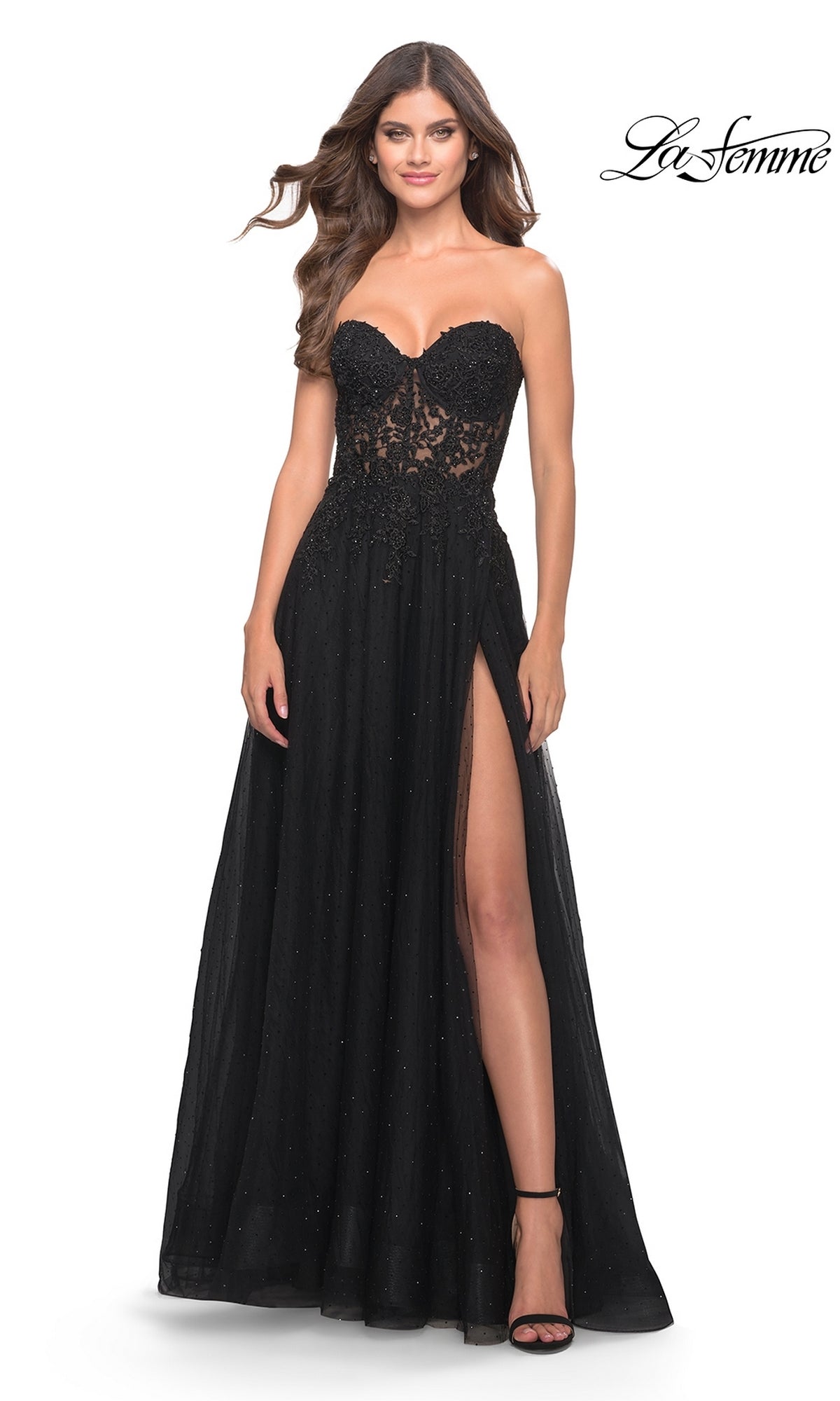 La Femme Long Prom Dress 31525