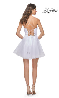 A-Line Short Corset Homecoming Dress 31763