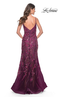 Le Femme Sequin-Lace Long Mermaid Prom Dress 32049