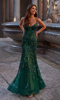 Le Femme Sequin-Lace Long Mermaid Prom Dress 32049