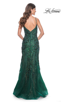 Le Femme Sequin-Lace Long Mermaid Prom Dress 32049