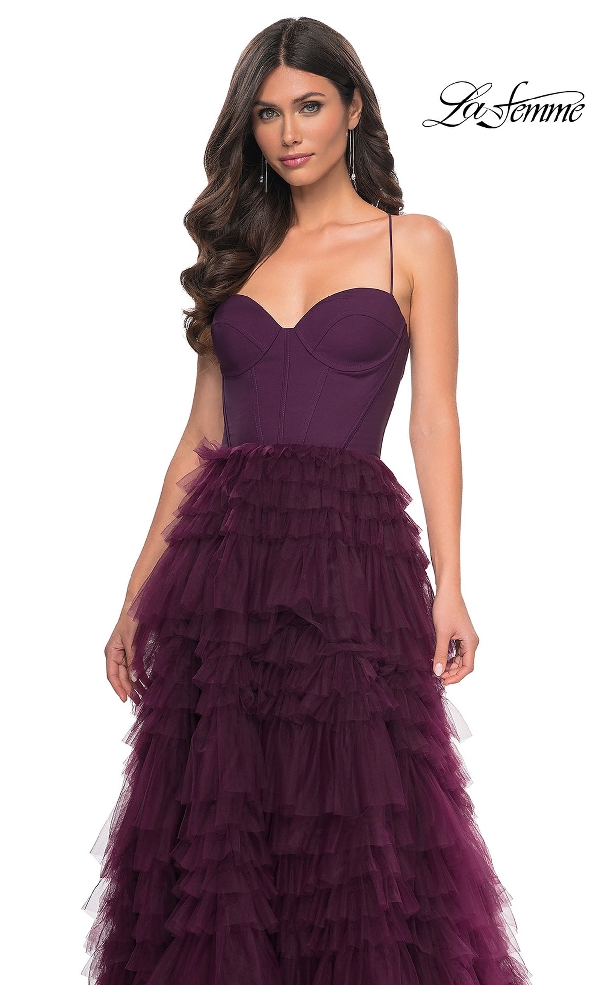 La Femme Long Prom Dress 32071