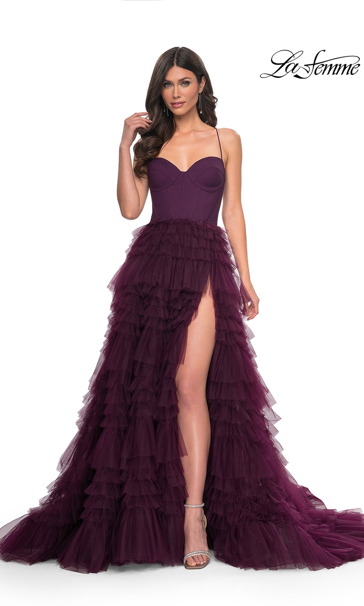 La Femme Long Prom Dress 32071