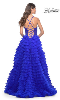 La Femme Long Ruffled Prom Ball Gown 32128