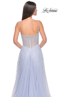 La Femme Beaded Long A-Line Prom Dress 32146