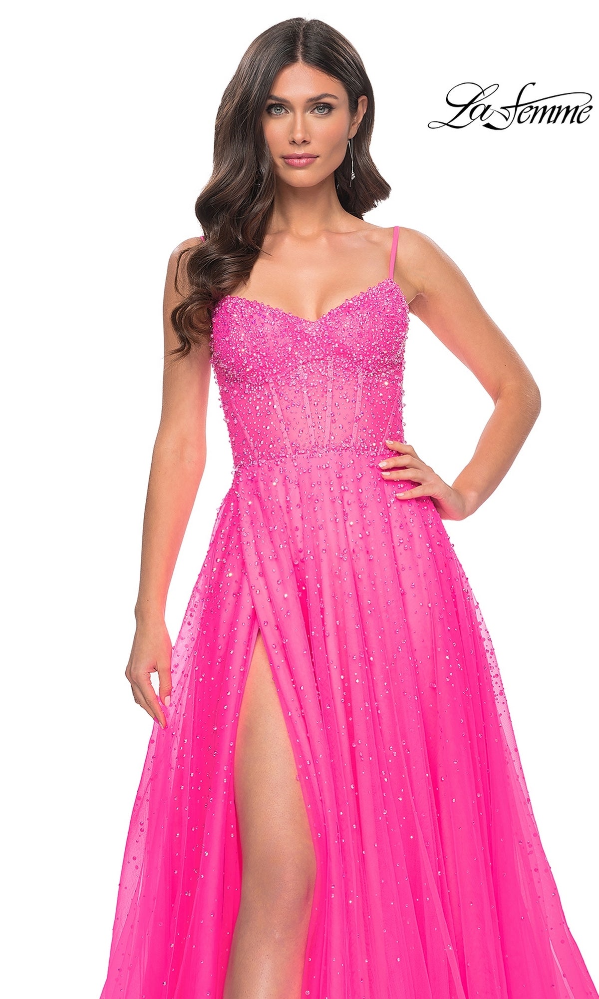 La Femme Pink Prom Dresses