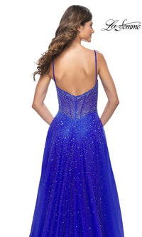 La Femme Beaded Long A-Line Prom Dress 32146