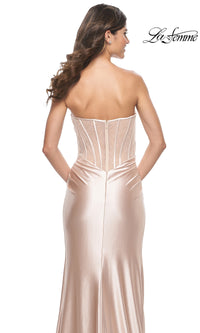 La Femme Strapless Sweetheart Long Prom Dress 32159