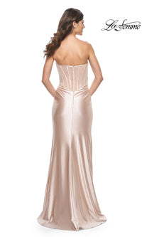 La Femme Strapless Sweetheart Long Prom Dress 32159