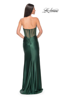 La Femme Strapless Sweetheart Long Prom Dress 32159